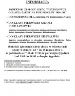 REKRUTACJA 2016 2017